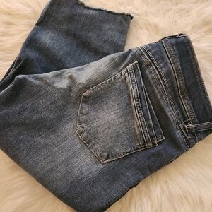 Democracy Dark Wash Cropped Jeans